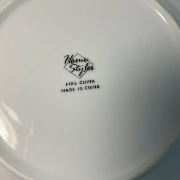 Home Styles Fine China Pink Floral Gold Trim Dessert Plate Made in China - Picture 5 of 6